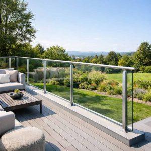 Garde corps en verre sur mesure pour terrasse