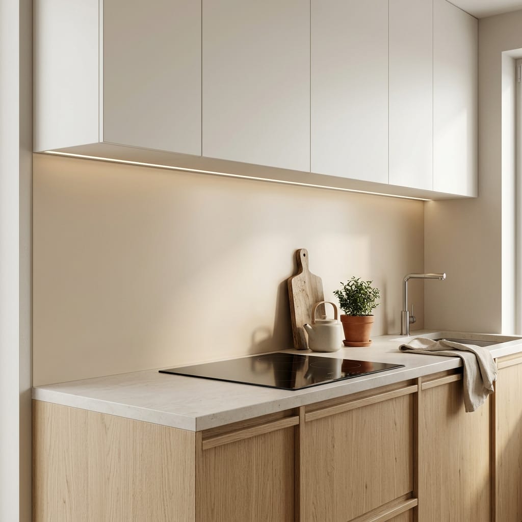 vp-credence-verre-beige-mat Crédence en verre beige mat