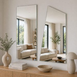 Miroir extra clair sur mesure pour salon