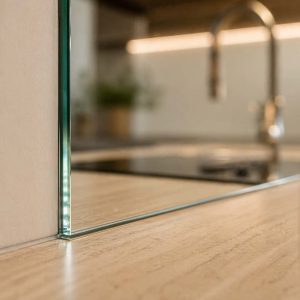 Miroir clair pour crédence