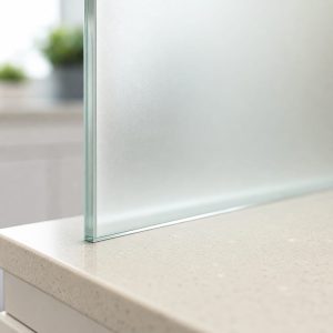 miroir argenté extra clair mat pour crédence
