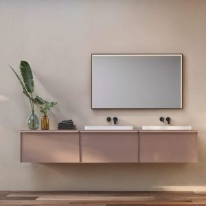 Miroir LED ABILITY or brossé