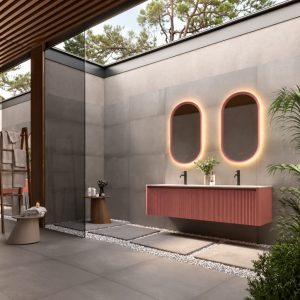 Miroir led Milano ovale
