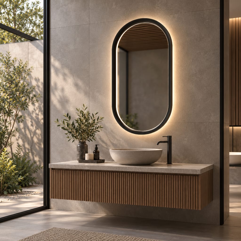vp-Ledimex-Milano-noir-mat Miroir led Milano noir mat